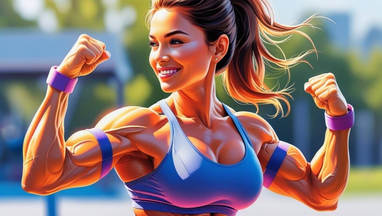 Healthy Metabolism Boost Strong And Fit Woman